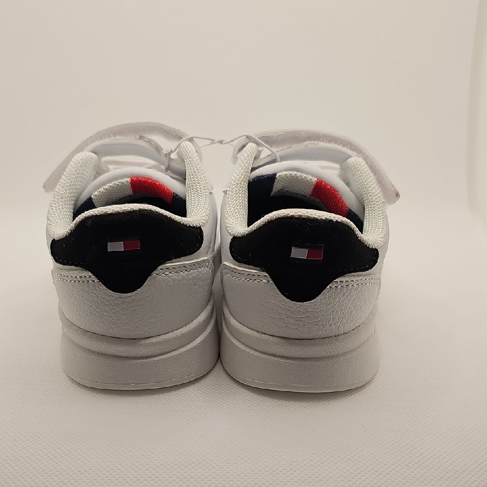 Tommy Hilfiger Kids White and Black Sneakers - Picture 3 of 6